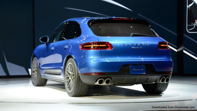 Porsche Macan Backview Porsche Macan Backview
