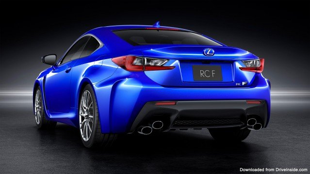 Lexus RS F rearview
