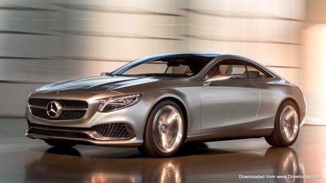 Swarovski Crystals on new S-Class Coupe headlights Mercedes-Benz S-Class Coupe