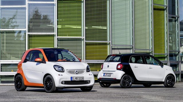 New smart fortwo and forfour