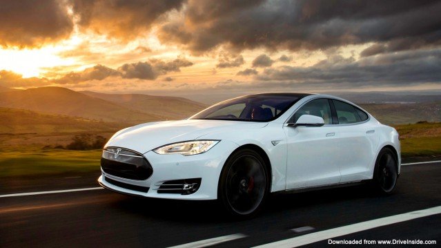 Tesla new Model S wallpaper
