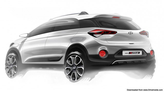 Hyundai i20 Active compact SUV to launch on 17th March Design Hyundai i20 Active wallpaper rear