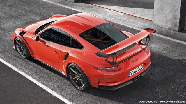 New Porsche 911 GT3 RS rear wallpaper