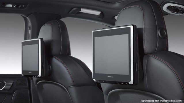 Porsche rear seat entertainment