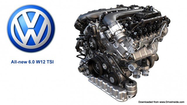 VW 6.0 liter W12 TSI engine
