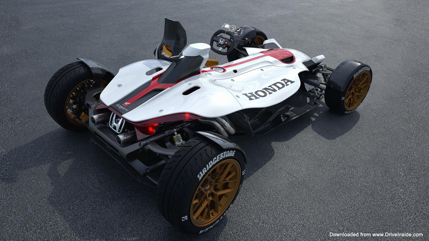 Honda Project 2&4 concept is a mix of motorcycle and car
