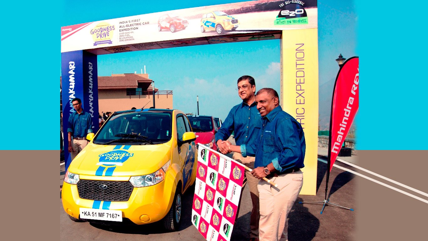 Mahindra Reva set to create history with first all-electric car expedition across India