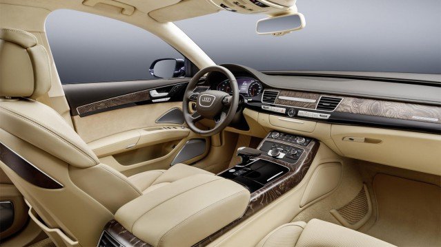 Audi A8 L extended dashboard