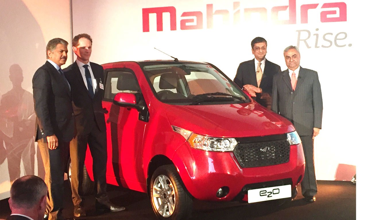 Mahindra launches the all new e2o ElectriCity car in the UK