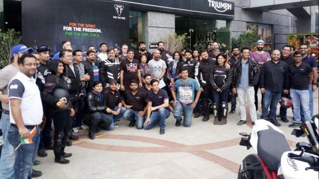 SIAM kick-starts Road Safety Week with ‘Walk for Safety’ Triumph Motorcycles Ride for Freedom