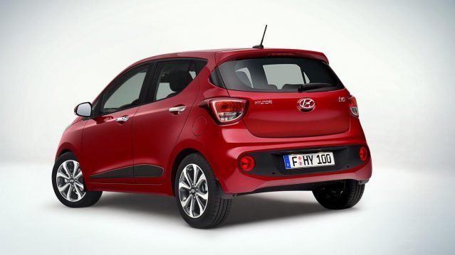 Hyundai i10 facelift rear