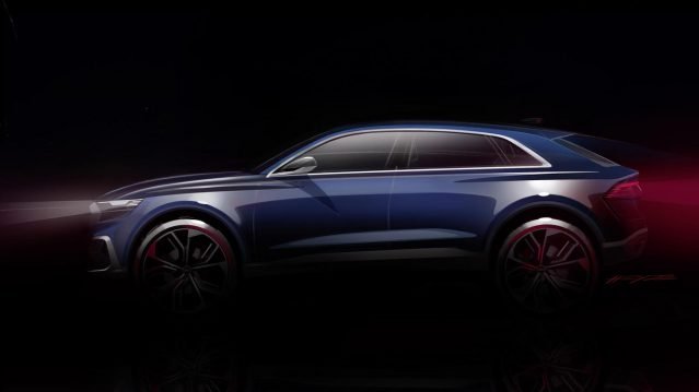 Audi Q8 concept sideview
