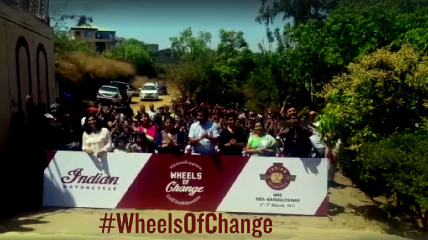 Indian Motorcycle Riders Group bring in “Wheels of Change”