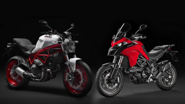Ducati Monster 797 and Multistrada 950